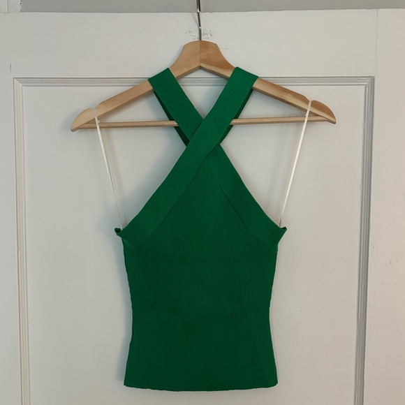 NWT Rib Knit Halter Top (M) - Picture 3 of 5